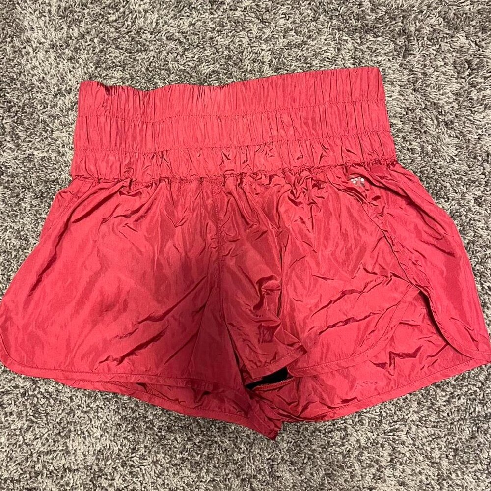 Free People Women's Red and Pink Shorts